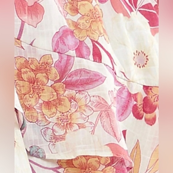 NWT City Studio One Shoulder Ruffled Dress in Ivy Pink - Picture 4 of 10